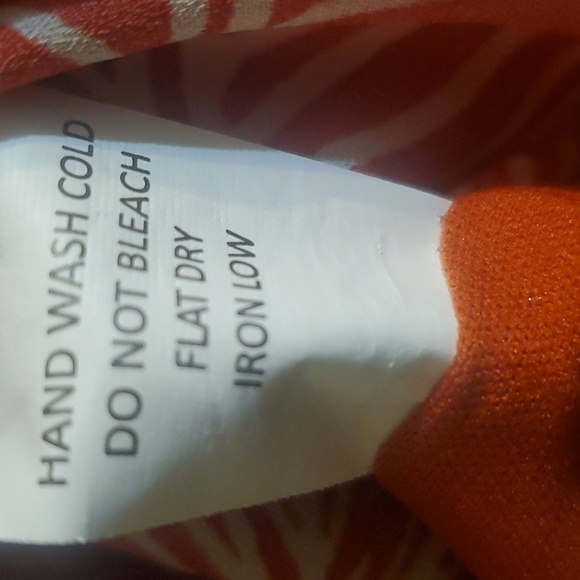 Sienna Sky Romper Red Orange Size Medium - Picture 9 of 12